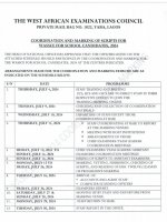 WAEC Marking Script Coordination Date Update | EduPro Forum